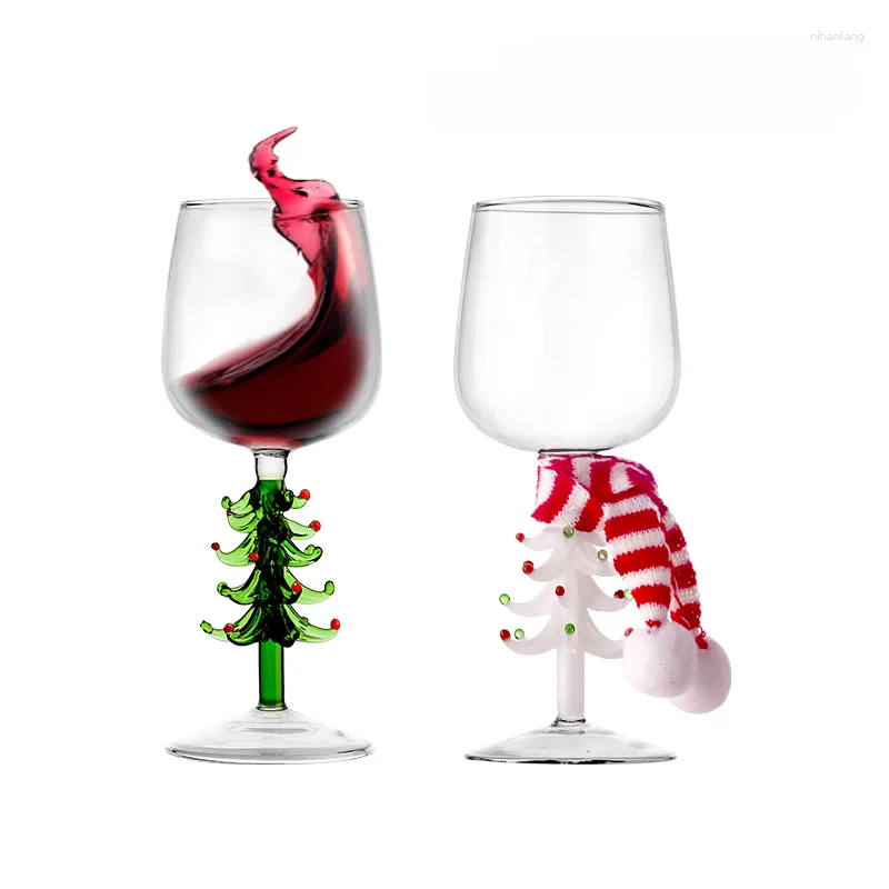 2Pcs Novelty Wine Glass Decorative Glass Cup Red Wine Glass Party Wine Cup  Glass Cup 