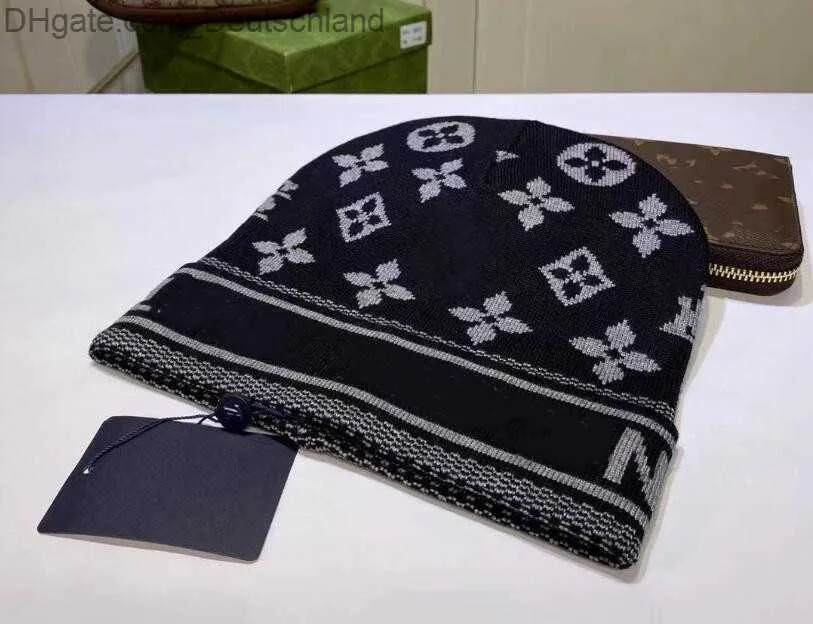 Beanie/Skull Caps Designer brand men's beanie hat women's autumn and winter small fragrance style new warm fashion allmatch letter knitted hat 0063 Z230818