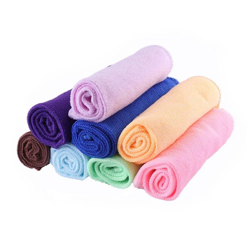 Havlu 1 PCS Mikrofiber Yıkama Temiz Havlusu Araba Temizleme Sütleme Yumuşak Bezleri 30x30cm Bırakan Dağıtım Motosikletleri Bakım DHDGR