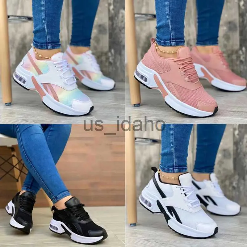 Chaussures habillées Femmes Sports Chaussures Ladies Outdoor Chaussures de course Mesh Breathable Femme Sneakers Livraison gratuite Chaussures de tennis Femme Sneakers décontractés J230818