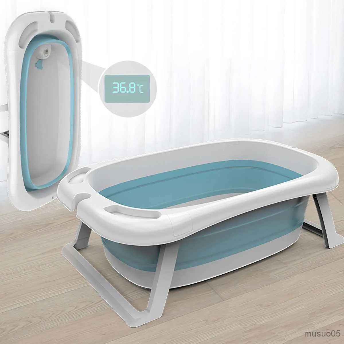 AVIDOR Baby Bathtub, Collapsible Baby Tub For Newborn To Toddler 0-18 - View #12