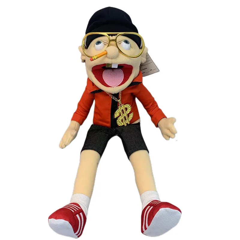 Marioneta Jeffy De 17 Pulgadas Con Boca Móvil, Peluche Suave Para Juegos De Rol