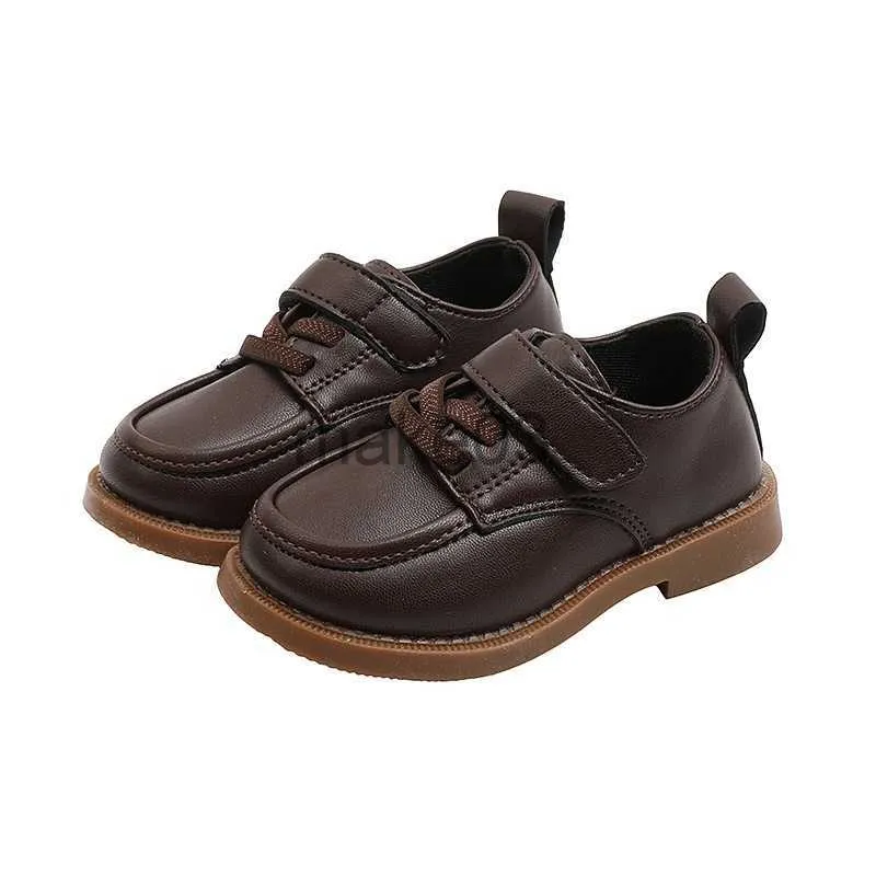 Sneakers per bambini Scarpe in pelle Scuola per bambini Scarpe casual Casual Solid Girl Designer Loafer J230818