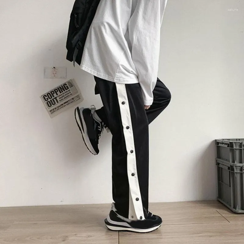 Adidas Side Button Track Pants, Men's Fashion, Bottoms, Joggers on Carousell