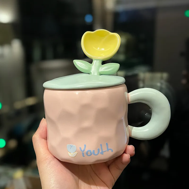 304 Roestvrijstalen Koffiekopje Mok Met Deksel Geïsoleerde