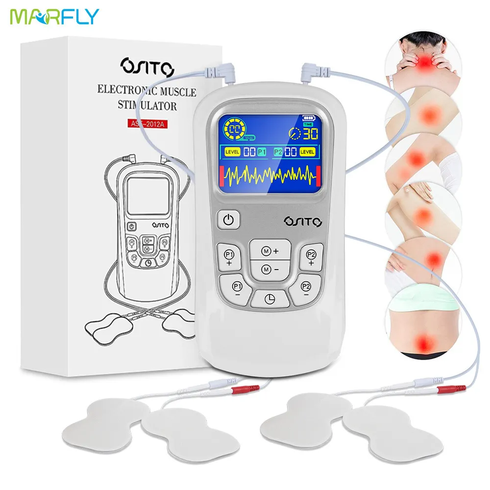 Altri oggetti di massaggio 25MODE ELETTRIC EMS Muscolo Muscolo TENS MACCHIO ACUPUCTURA ACUPUCTURA Digital Pulse Body Massager Health Care Relaxation 230817