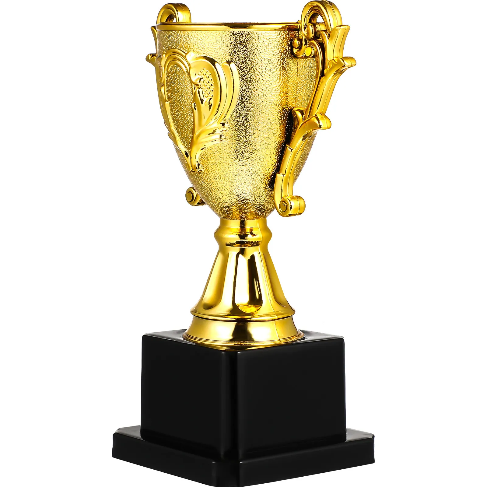 装飾的なオブジェクト図形の勝者トロフィートイギフトトーナメントアワードカッププラスチックアワードスモールコンペティションパーティーの好意230818