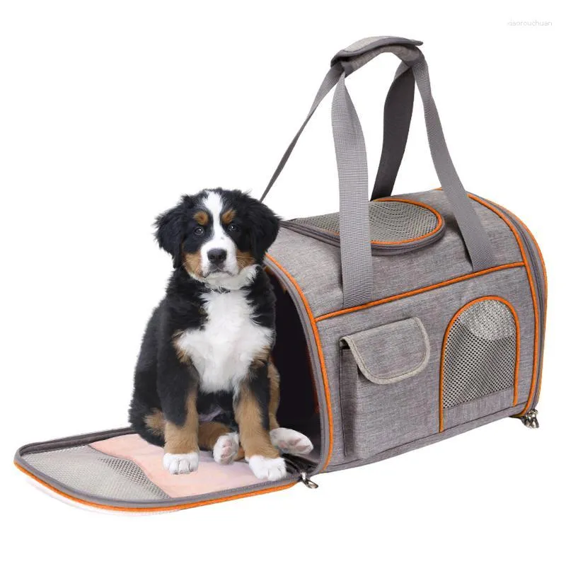 Portatore di gatto morbido da viaggio per cani da viaggio portatile per canile portatile per cani per cuccioli di cucciolo Airline Airline Approvata Crollabile