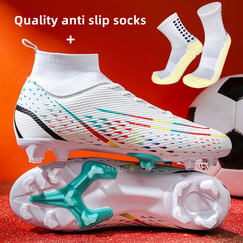 Dress Shoes ALIUPS Original Men Soccer Shoes AG/TF Youth Football Boots Comfortable Athletic Training Cleat Unisex Children Football Shoes 230817