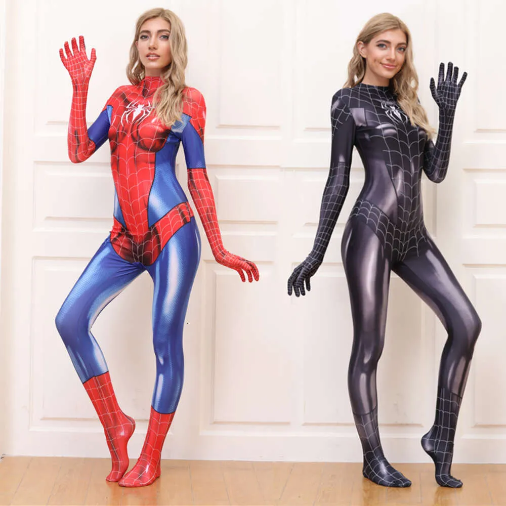 Spiderman Adult Halloween Cosplay Costume/ladies and Girls Party Carnival Festival Super Comic Hero Catsuit