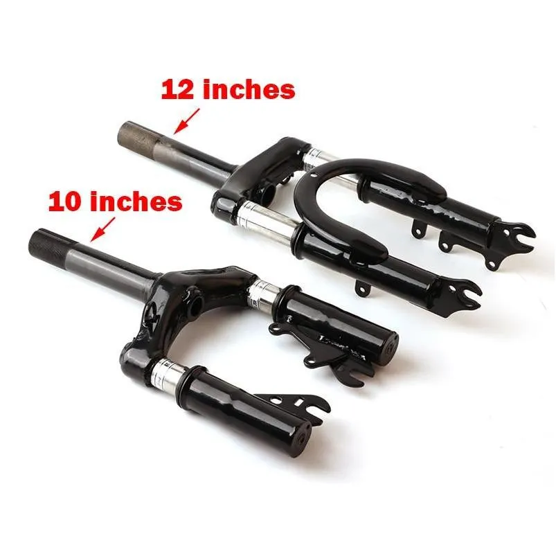 ATV -onderdelen 10 inch 12 Suspension Front Fork is geschikt voor absorber van motorfiets mountainbike elektrische scooter drop levering mobil dhtk2