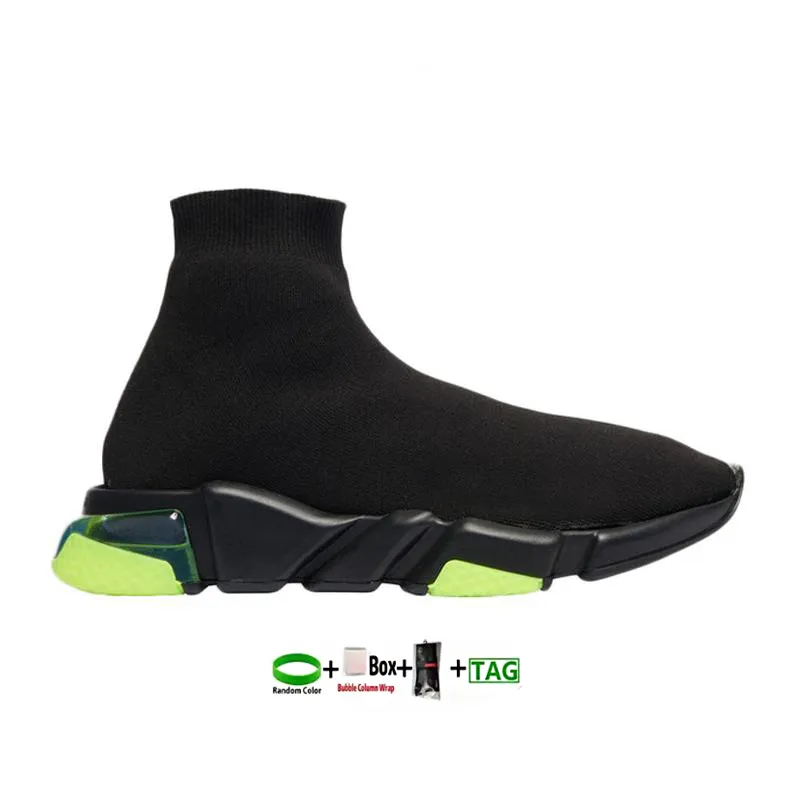 Balenciaga speed trainer neon green deals