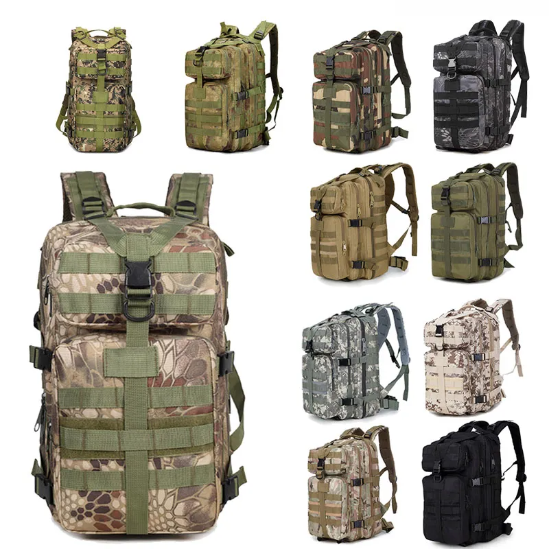 Outdoor Sport taktischer Camo Molle 35L Camouflage Rucksack Packtasche Rucksack Rucksack Assault Kampf NO11-034