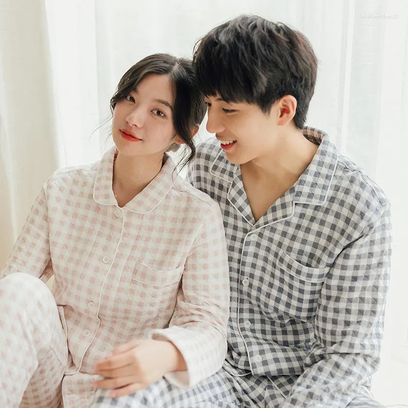 Men's Sleepwear 2023 Autumn And Winter Love Fashion Companion Pajamas Women's Thick Cotton 2-Piece Set Chinese-Style Comfortable Pyjam