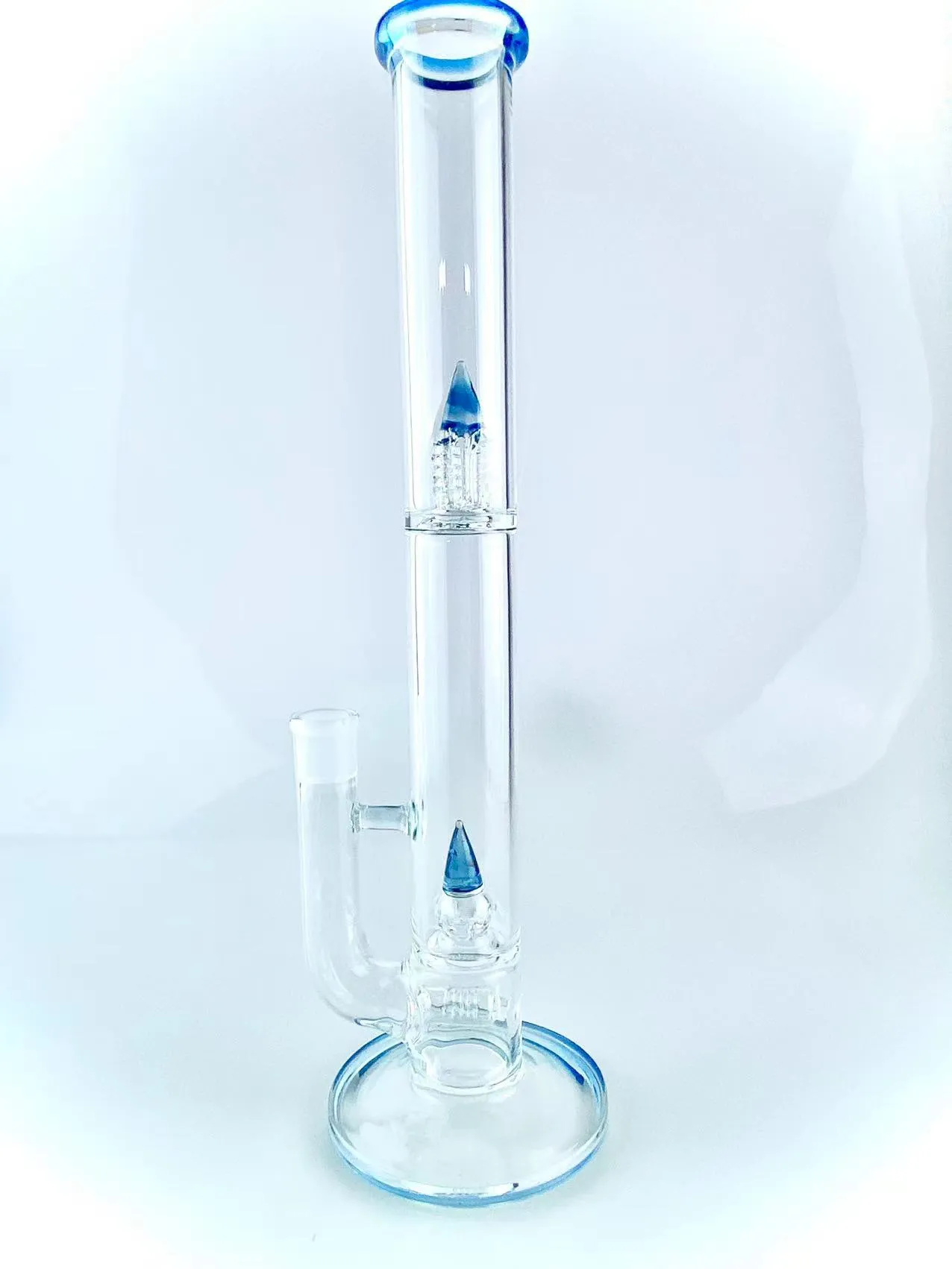 Smoking Pipes atomic stardust bong 18 inch 18 mm joint single inline perc 4 inv splash high quality