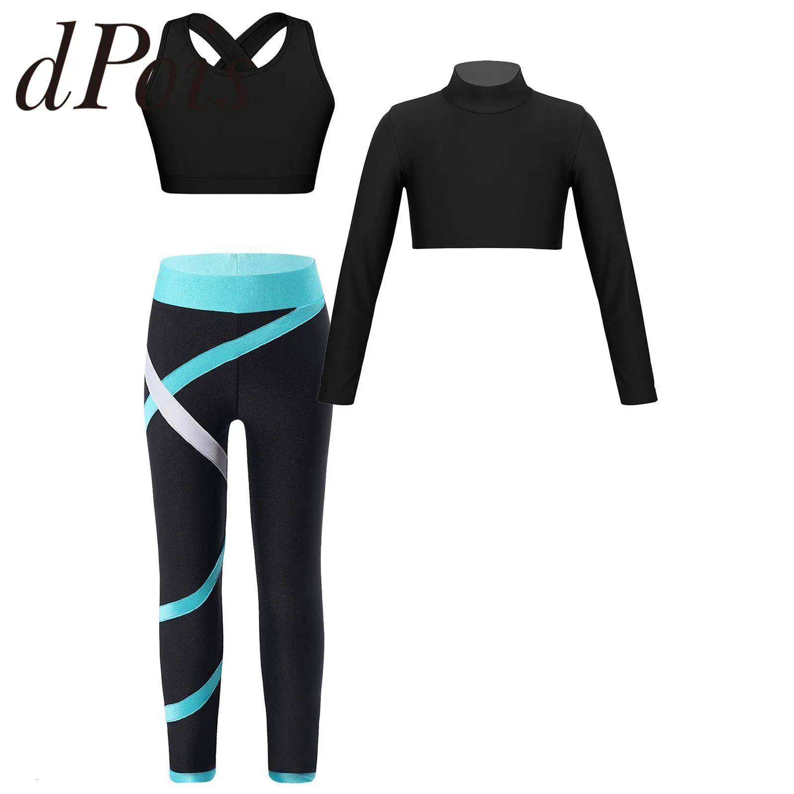 Girls High Pulse Yoga Set For Ballet, Gymnastics, And Fitness Tracksuit  With Performance Fitness And Running Clothes From Nan08, $19.82