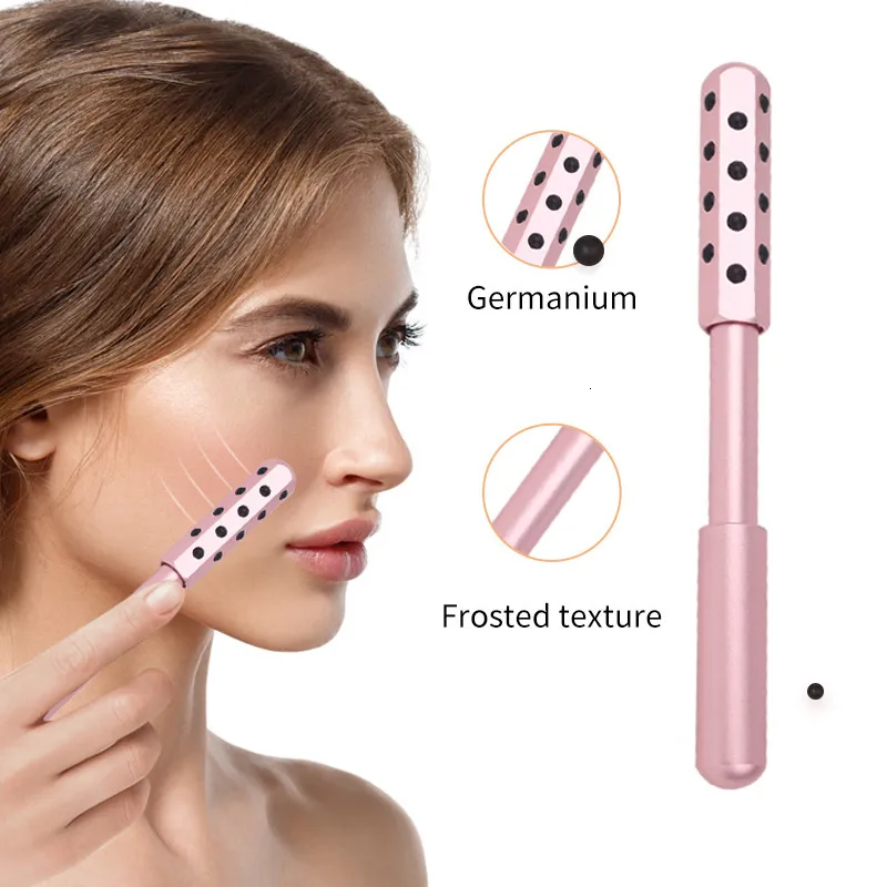 Face Massager Germanium Beauty Bar Face Massage Roller Face Lift Massage Stick Skin Care schoonheidsgereedschap Anti Wrinkle Massager 230818