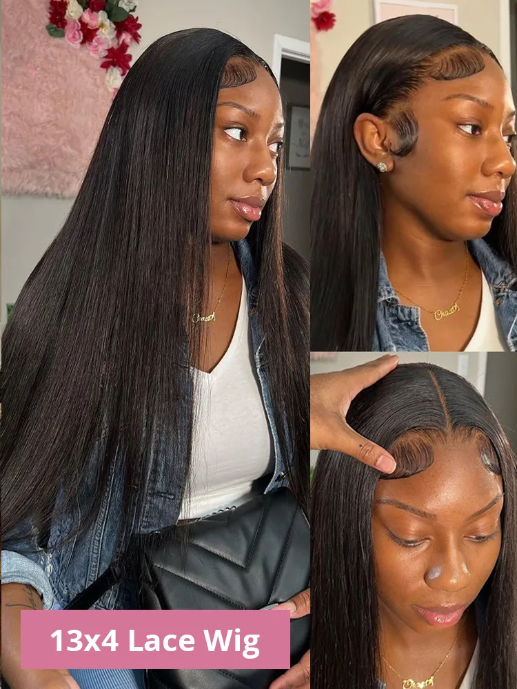 Brazillian Glueless 360 Lace Front Wig 13x4 Human Hair, Pre Plucked  Hairline, 30 40 Inch Lengths For Women From Stylishwig88, $18.1