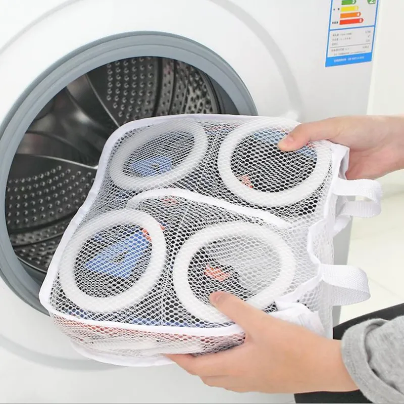 Laundry Bags Washing Machine Shoes Bag Travel Shoe Storage bags Portable Mesh bag Antideformation Protective Airing Dry Tools 230818