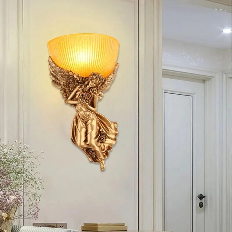 Lampe murale Angel chambre de lit de lit de lit de lit de salon