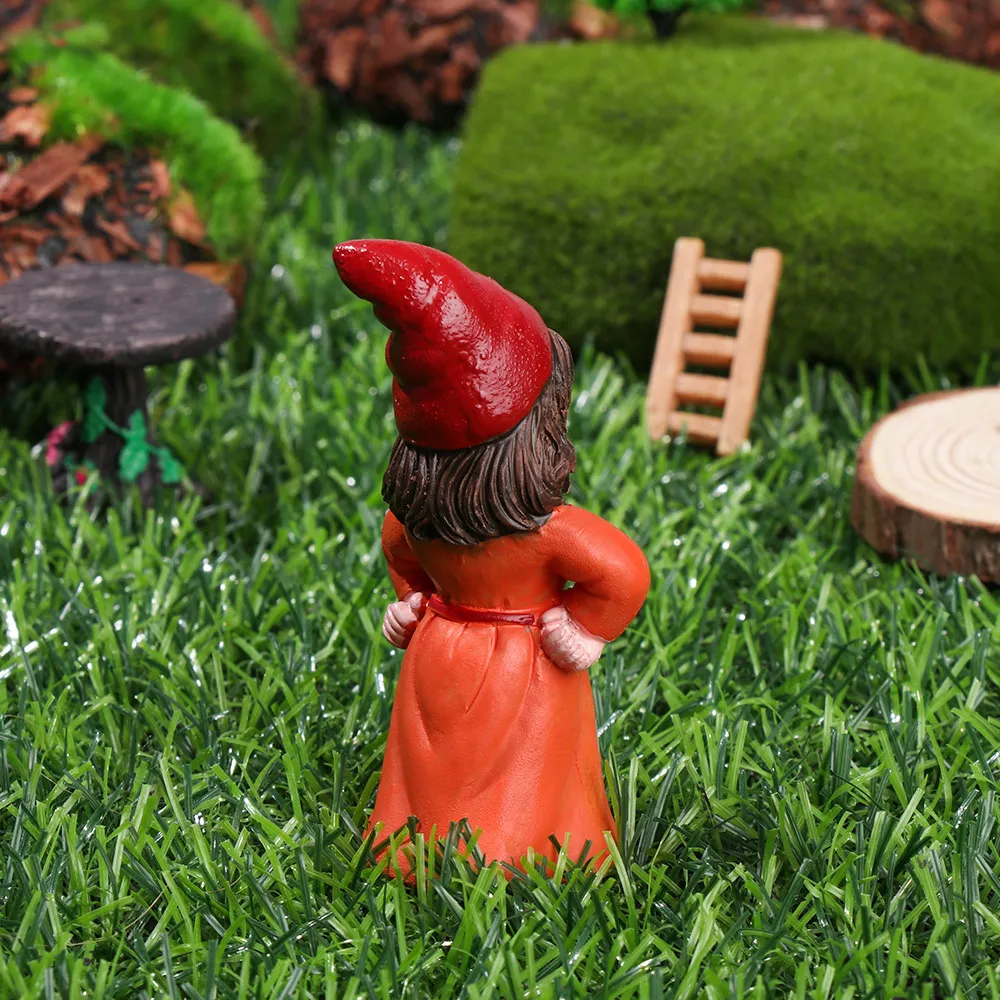 garden gnomes with grass hair craft for kids