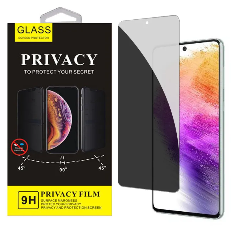 Privacy Tempered Glass Screen Protector, 2.5D Anti Spy Shield For ...