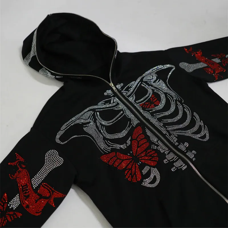 DHgate.com:Mens Y2K Hoodies, Fashion Rhinestones Butterfly DHgate.com:Mens Y2K Hoodies, Fashion Rhinestones Butterfly