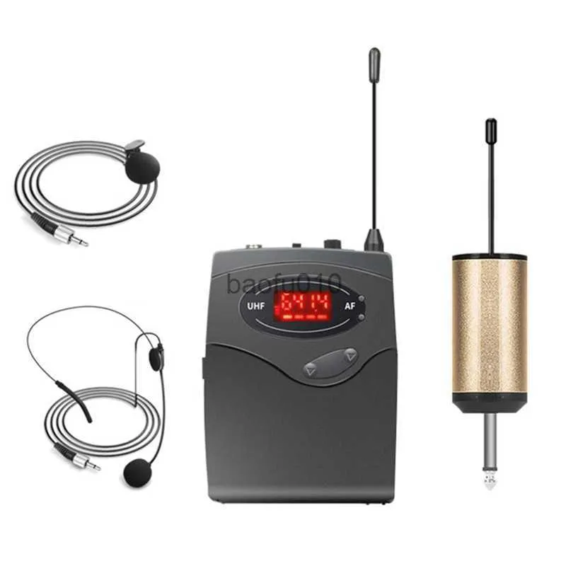 Microphones Top Deals Wireless Microphone System Wireless Microphone Set With Headset Lavalier Lapel Mics Beltpack Transmitter Receiver HKD230818