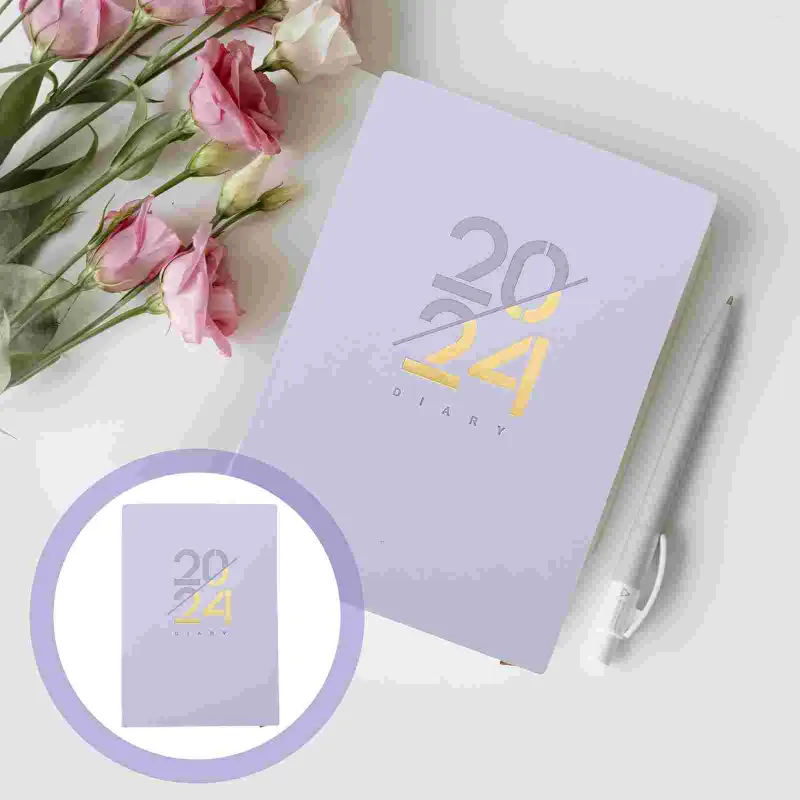 Agenda Book Note Planner Notepad Books Multifunction Paper Office Writing Notebook Student