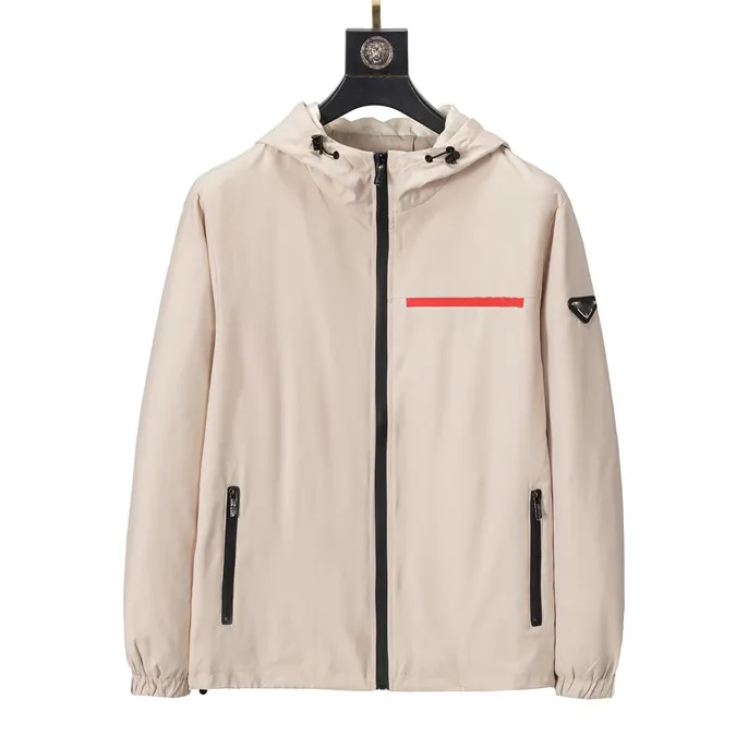 2023 Herrjacka designer f r m n kvinna kappa v rens h stkl der vindbrytare hoodie dragkedja man casual hooded jackor utanf r sport338