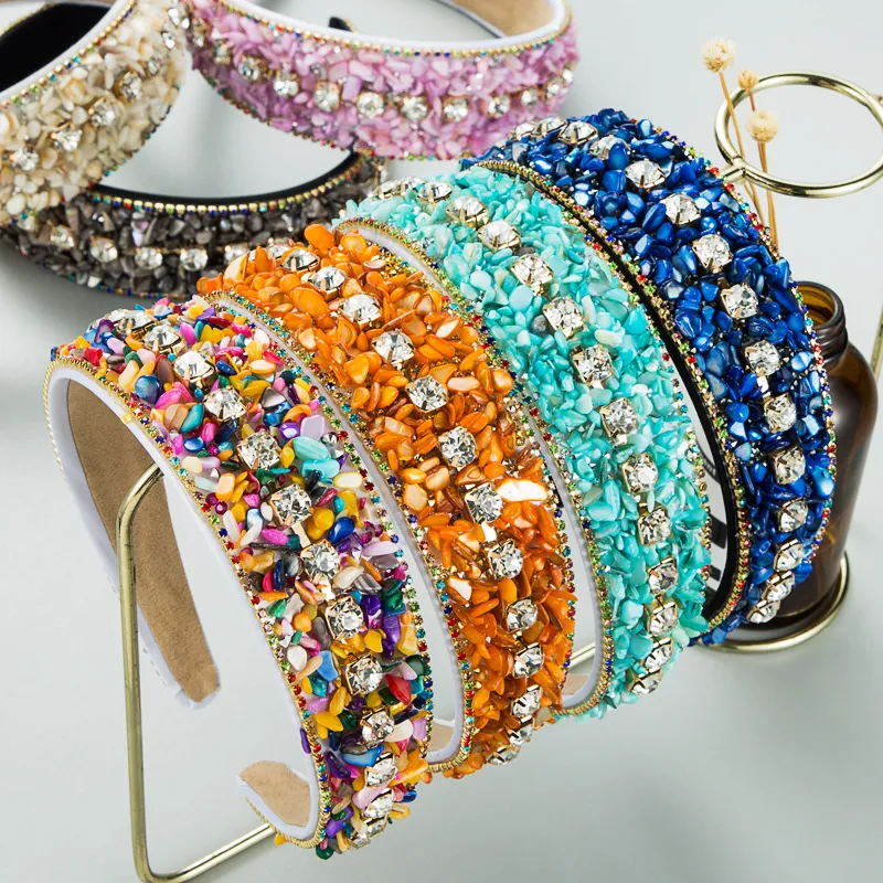 Fashion Headband Baroque Hair Hoop Multi-Color Head Bands  display picture 3