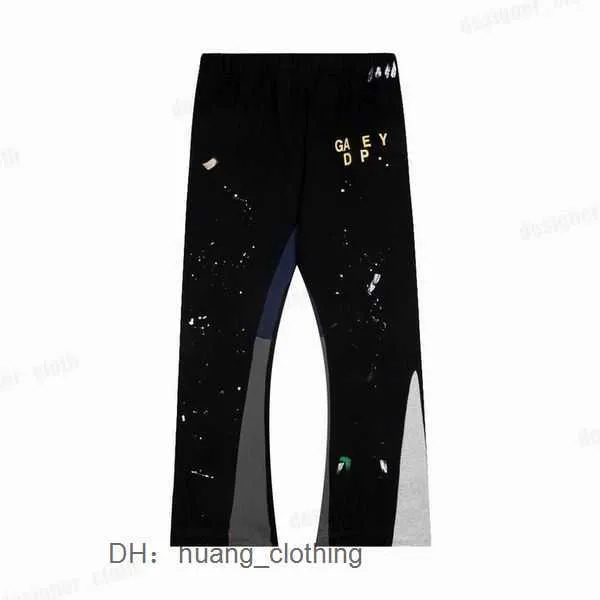 galery dept pants 2023 Fashion and Comfort Galleries Pants Depts Womens Sweatpants Speckled Letter Print Mans Couple Loose Versatile Straight Pant 1 4YOO
