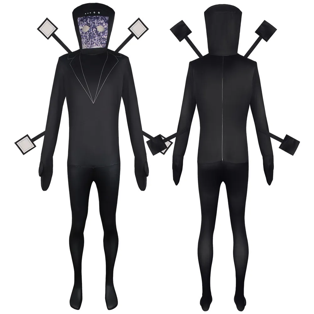 Skibidi Toilet Cosplay Costume Speaker Man Camcorder For Face Tv Man  Cosplaying Game Adult Size From Nan08, $45.11
