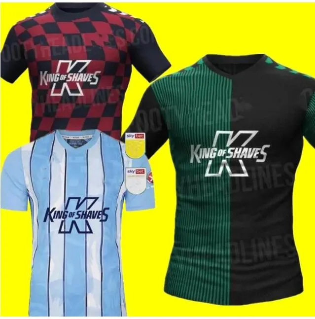 23 24 Coventry City maglie da calcio O HARE GYOKERES HAMER GODDEN 2023 2024 casa blu uomo bambini kit magliette da calcio top camiseta de futbol