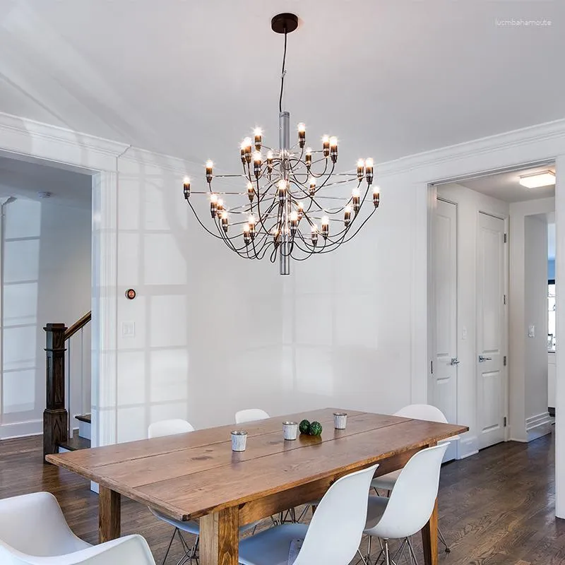 Chandeliers Italian Midsummer Fruit Restaurant LED Chandelier Light El Villa For Living Room Staircase Modern Pendant Lamp Indoor Decor