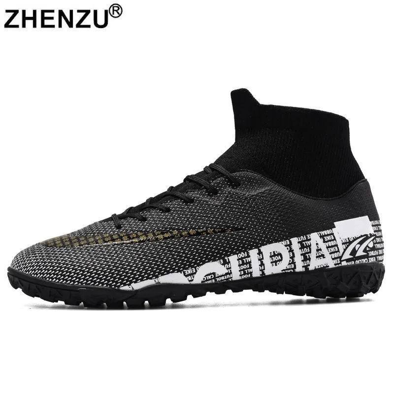 Dress Shoes ZHENZU 35-45 Men Turf Soccer Shoes Boy Kids Girls Women Football Shoes Cleats Sports Footwear Sneakers 230817