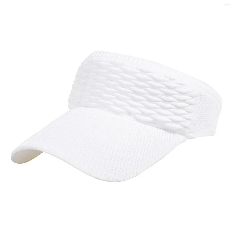 Weitkrempeln Hüte Frauen Reisen Frühlings Sommer Picknick lässig Stricken Falten Sport solide Outdoor Strand Elastic Sun Visor Hut