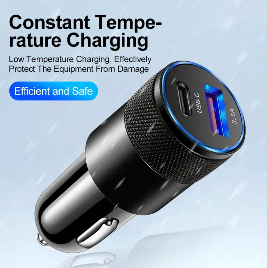 Chargeur de voiture rapide 70W, charge rapide, batterie Portable, pour téléphone Portable, IPhone 11 12 13 14 XR