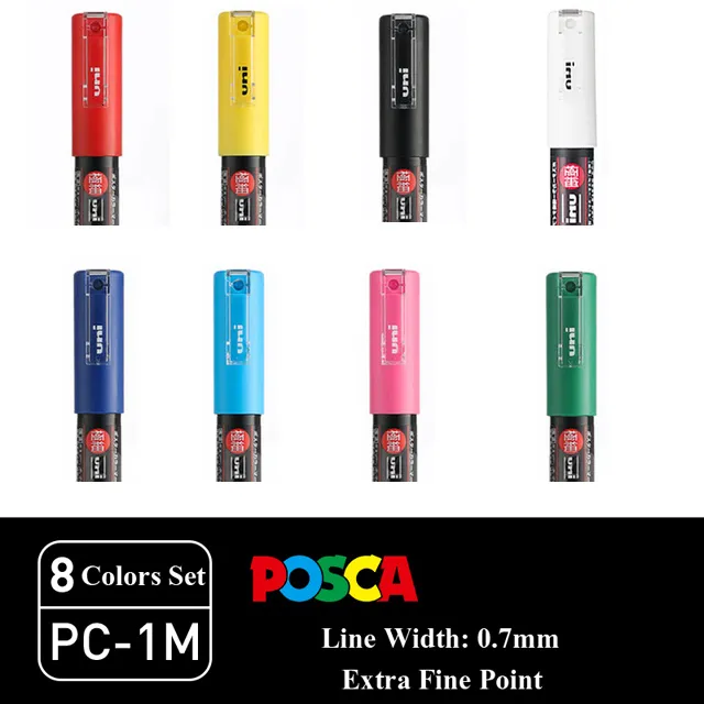 Wholesale Markers Japan Uni Posca Paint Marker Pen Set PC 1M PC 3M PC 5M PC  8K PC 17K 7 8 12 15 21 24 28 Set Non Toxic Water Based 230817 From Ning010,  $35.31