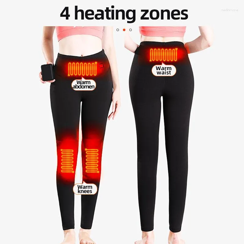 Mens Pants Winter Electric Heating Men Motorcycle USB Charging
