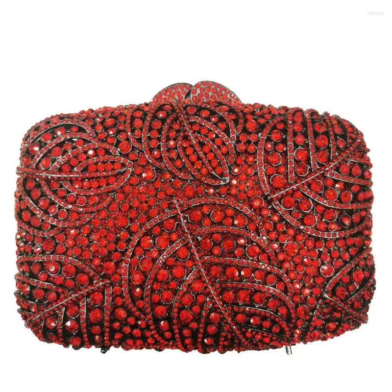 Sacs de soirée Black Red Gold Sac Claquettes pour les sacs à main de mariage et de fête Fashion Fashion Luxury Femmes Shopping Phone Phone Embrayage