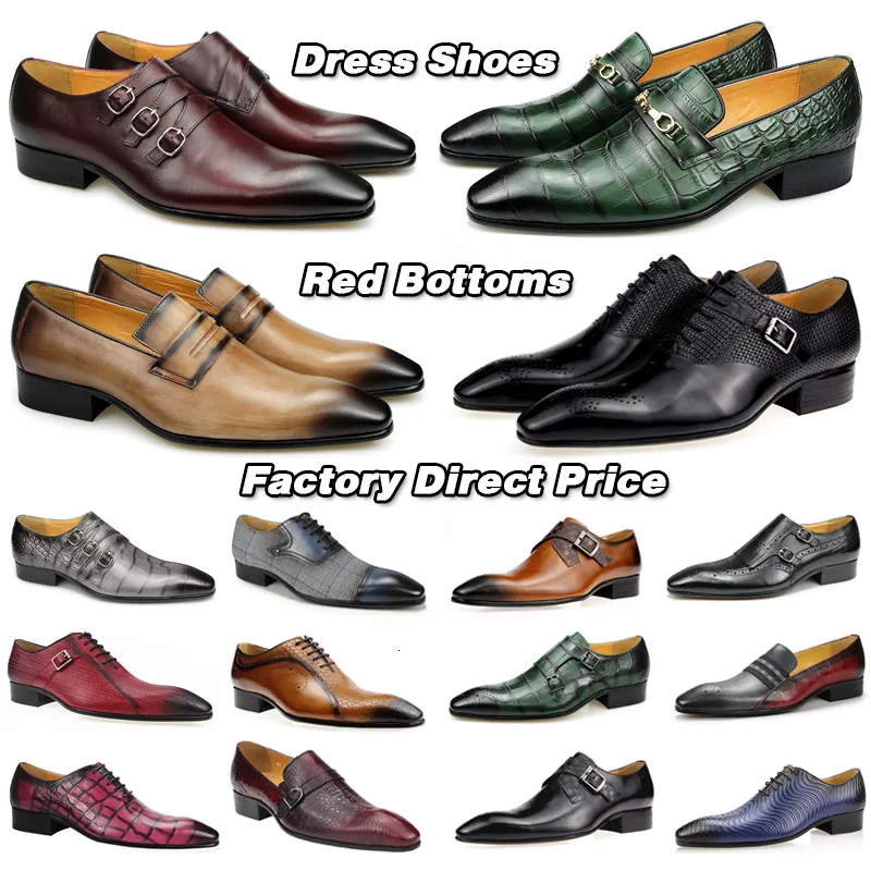 Dress Shoes Mens Dress Shoes Loafers Business Wedding Italy Designer Leather Shoes Pointed Toe Factory wholesale drop 230817