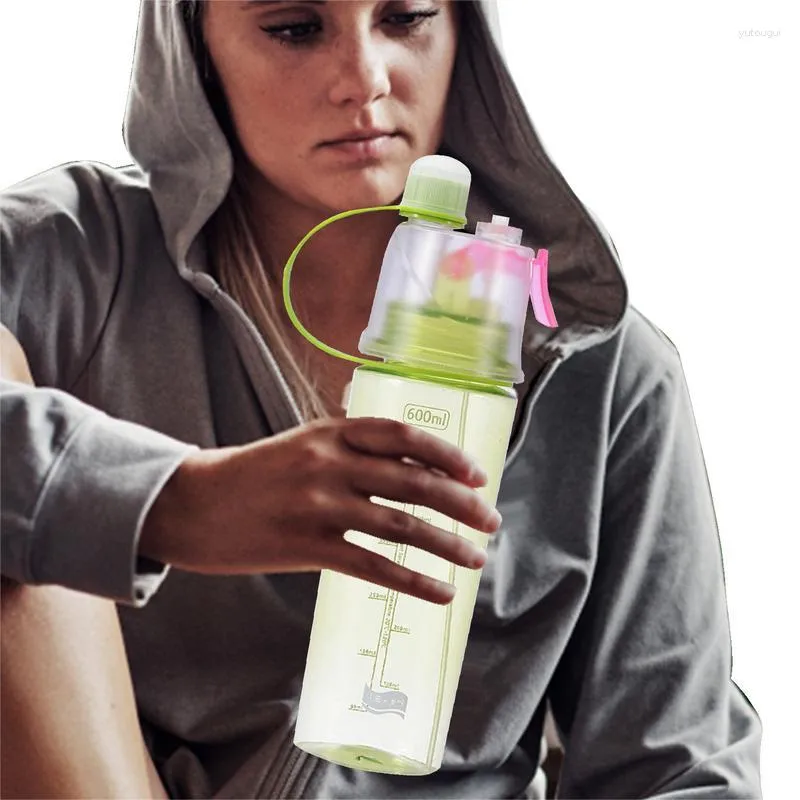 Badtillbehör Set Outdoor Mist Water Bottle Portable Mister med handtagsflaskor och SIP -funktion för vuxna barn