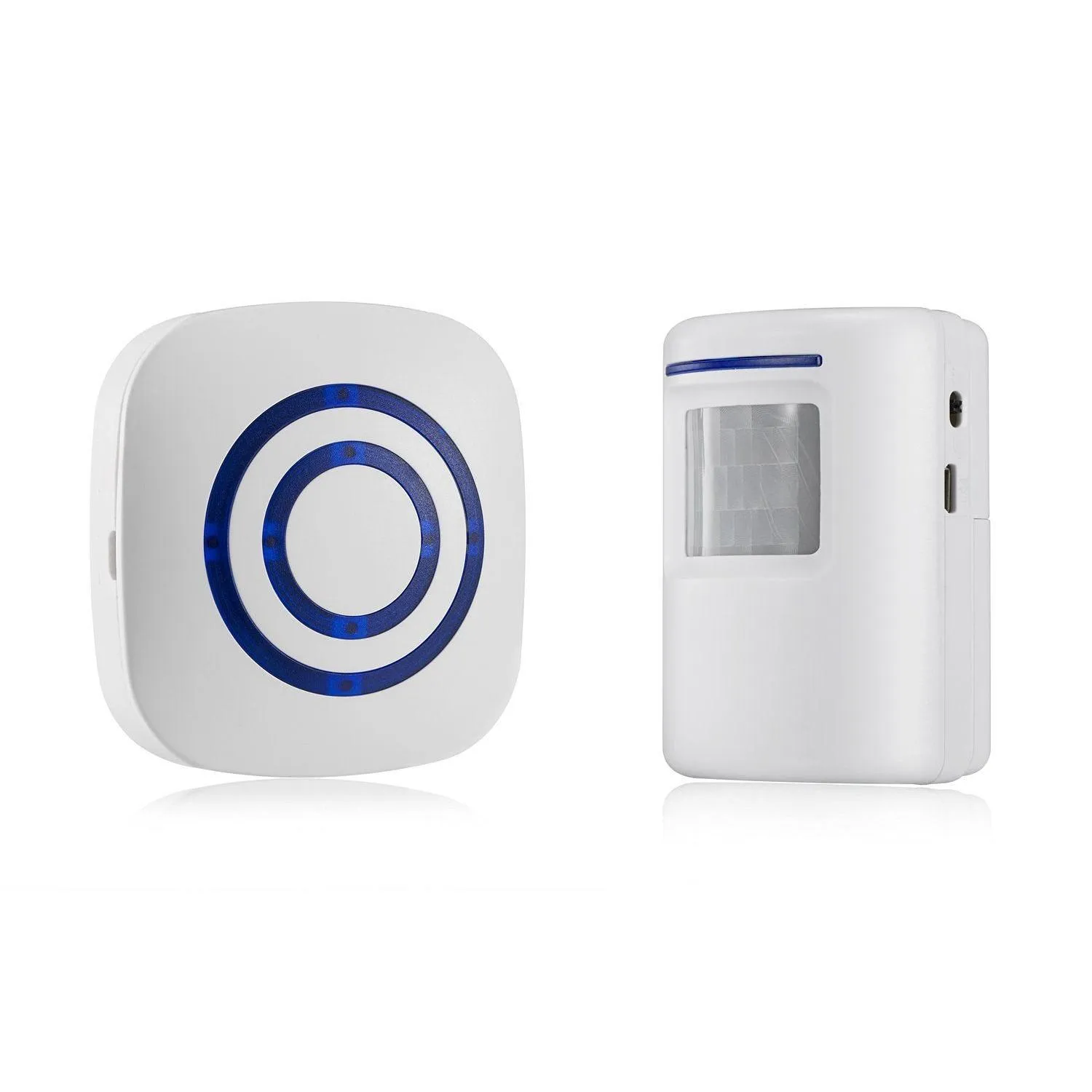 BRESTER AUR ARIA IL COMPETTORE ALL'INTERNO WIRELESS WIRELELS ALERT ALLING ALLINE Visitore CHIME PORTA COMPLETO CON 1 Ricevitore plug-in e DHOGB PIR MOVI