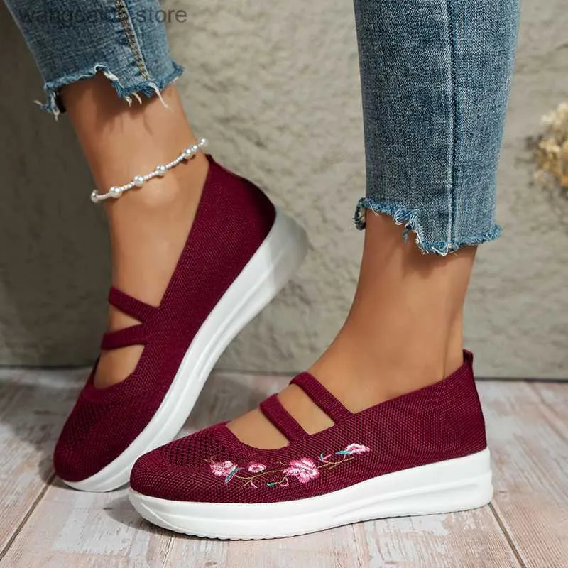 Dress Shoes Women Sneakers Mesh Breathable Flower Comfortable