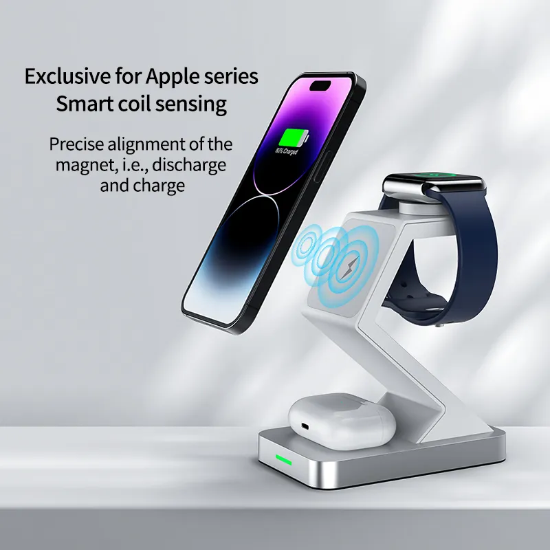 7 in 1 Wireless Charger Stand Pad For iPhone 14 13 12 11 Apple Watch  Airpods Pro iWatch 8 7 6 Fast Charging Dock Station - AliExpress