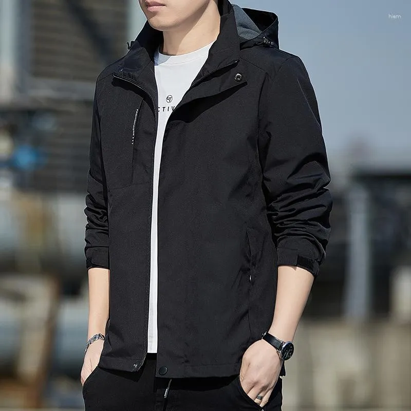 Thin hooded deals jacket