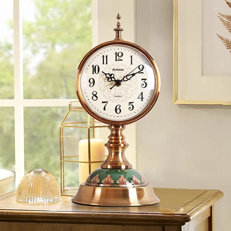 Table Clocks Antiques Office Digital Desk Vintage Luxury Modern Travel Clock Retro Horloge De Home Decoration ZY50TZ