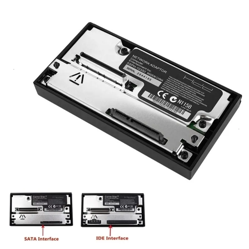 Mobiele telefoon Mounters houders draagbare gameconsole adapter SATA IDE interface netwerk voor PS2 SATA HDD Sony PlayStation 2 Fat Gaming Accessories 230816