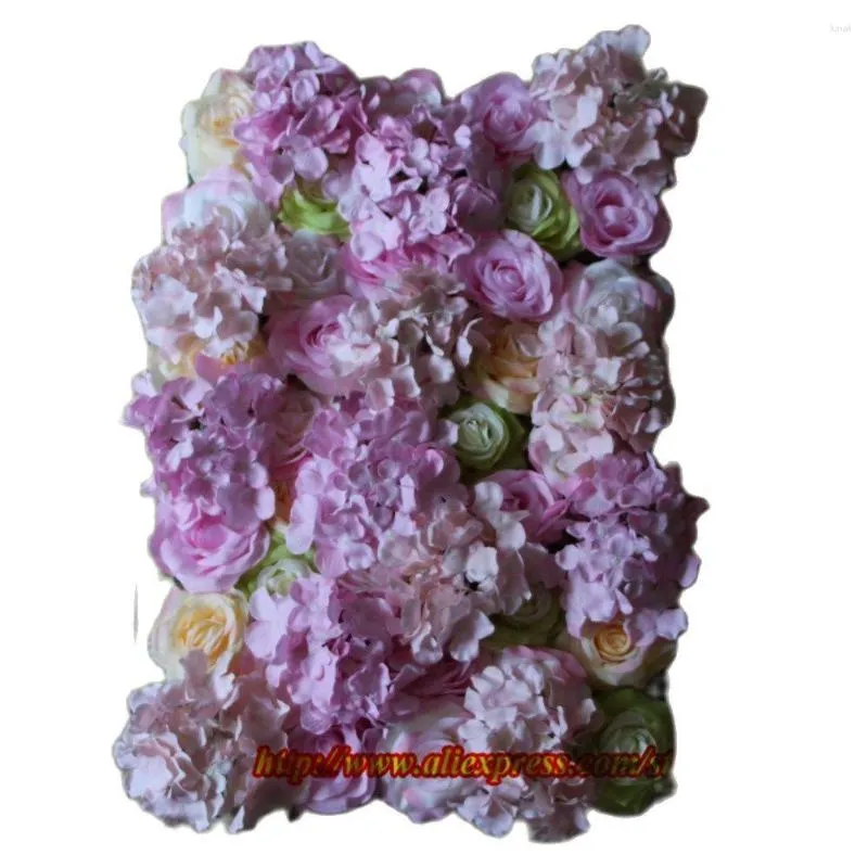 装飾的な花の結婚式の背景装飾または芝生 /柱市場ローズとアジサイの花の壁10pcs / lot tongfeng
